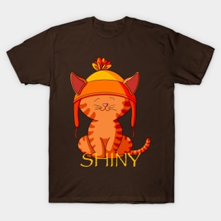 Shiny Ginger Tabby Cat T-Shirt